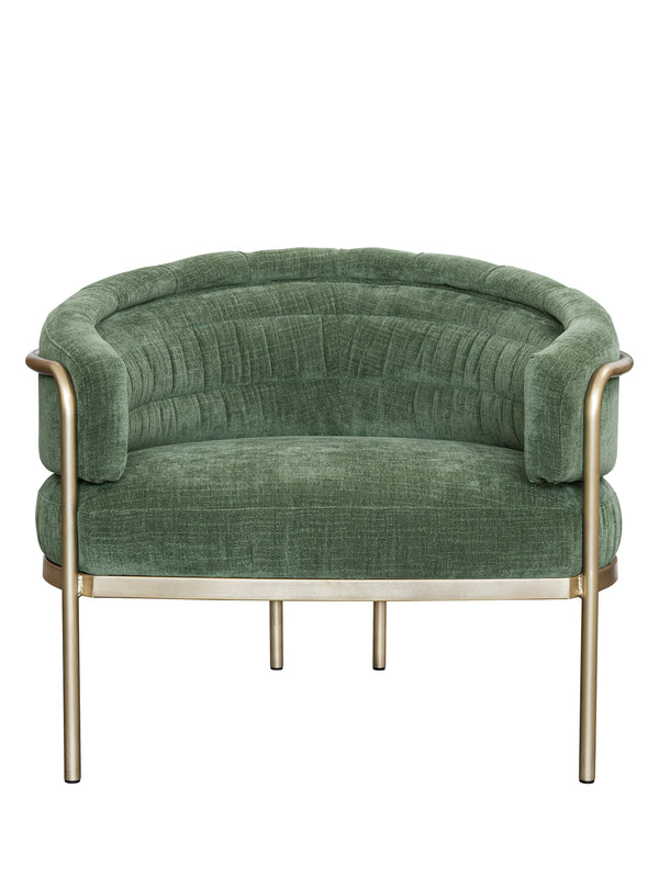 Fotoliu rotund din stofa | model ALFONZO