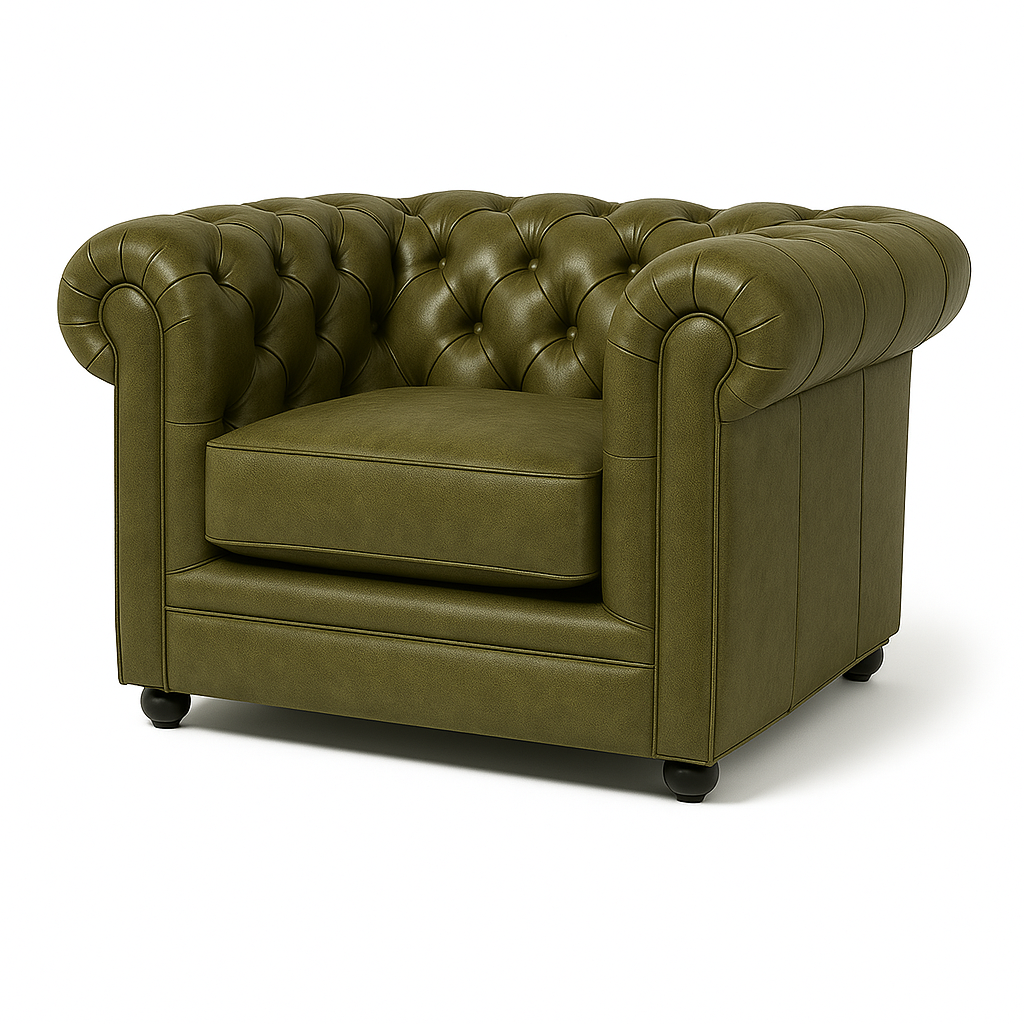 Fotoliu piele VERDE | model CA