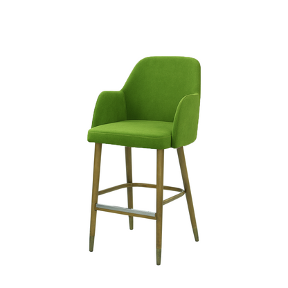 Scaun bar catifea TURCOAZ | model PINO