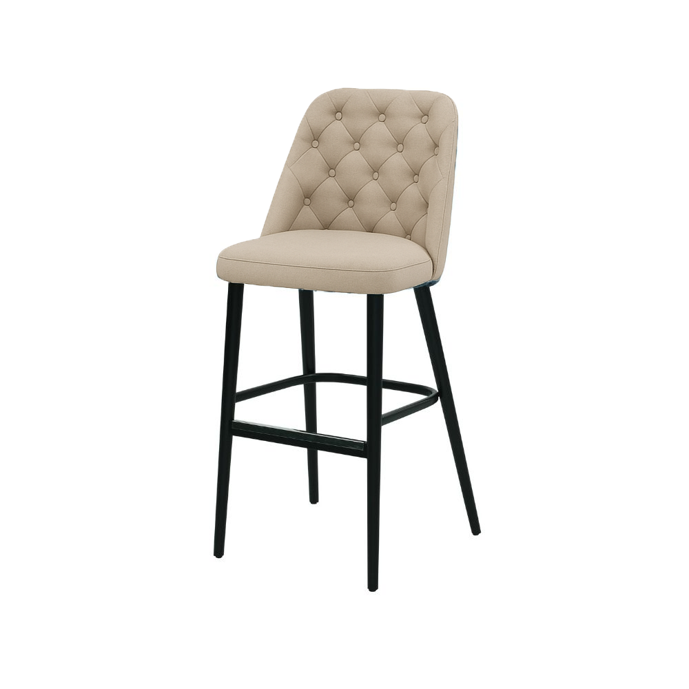 Scaun bar catifea BEJ | model SCOT