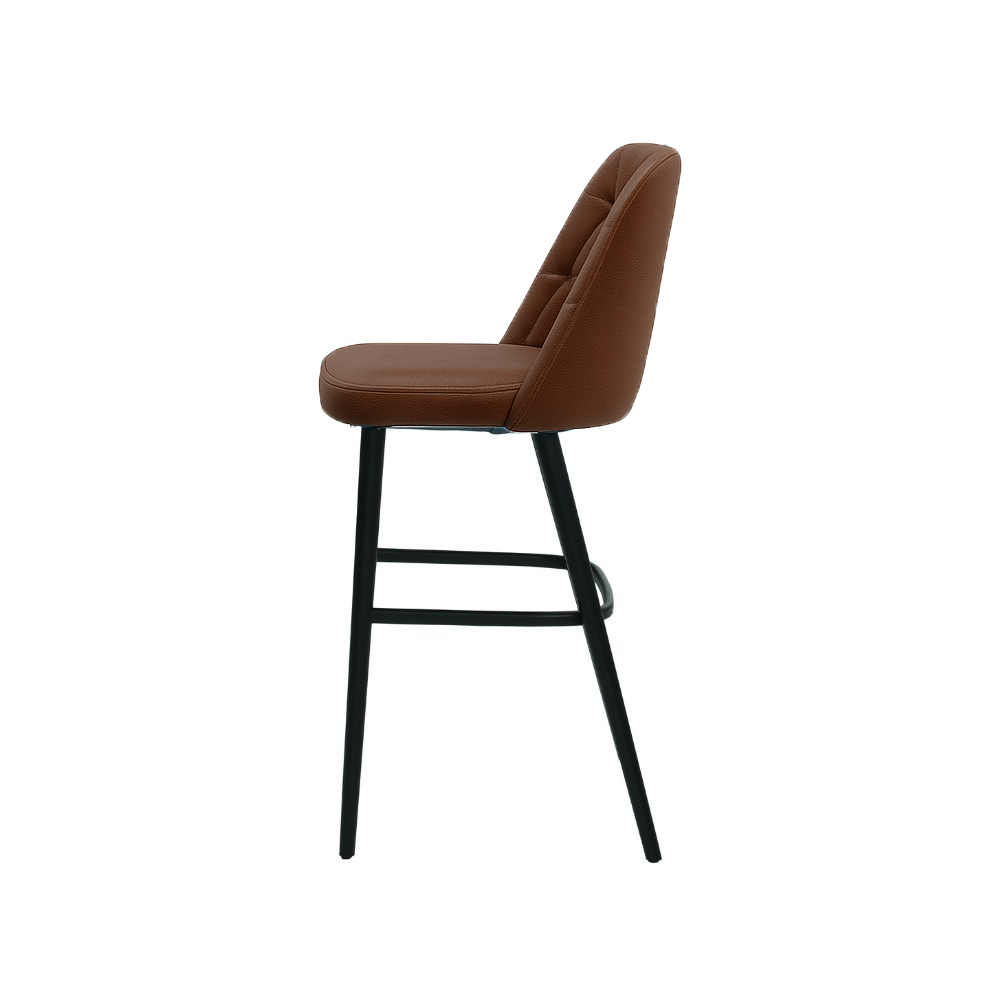 Scaun bar piele BEJ | model SCOT