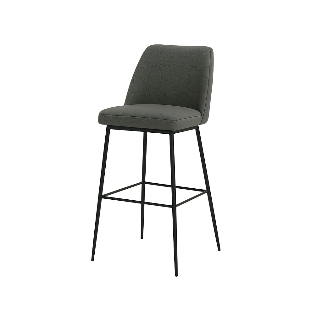 Scaun bar piele ALBASTRA | model SOLO
