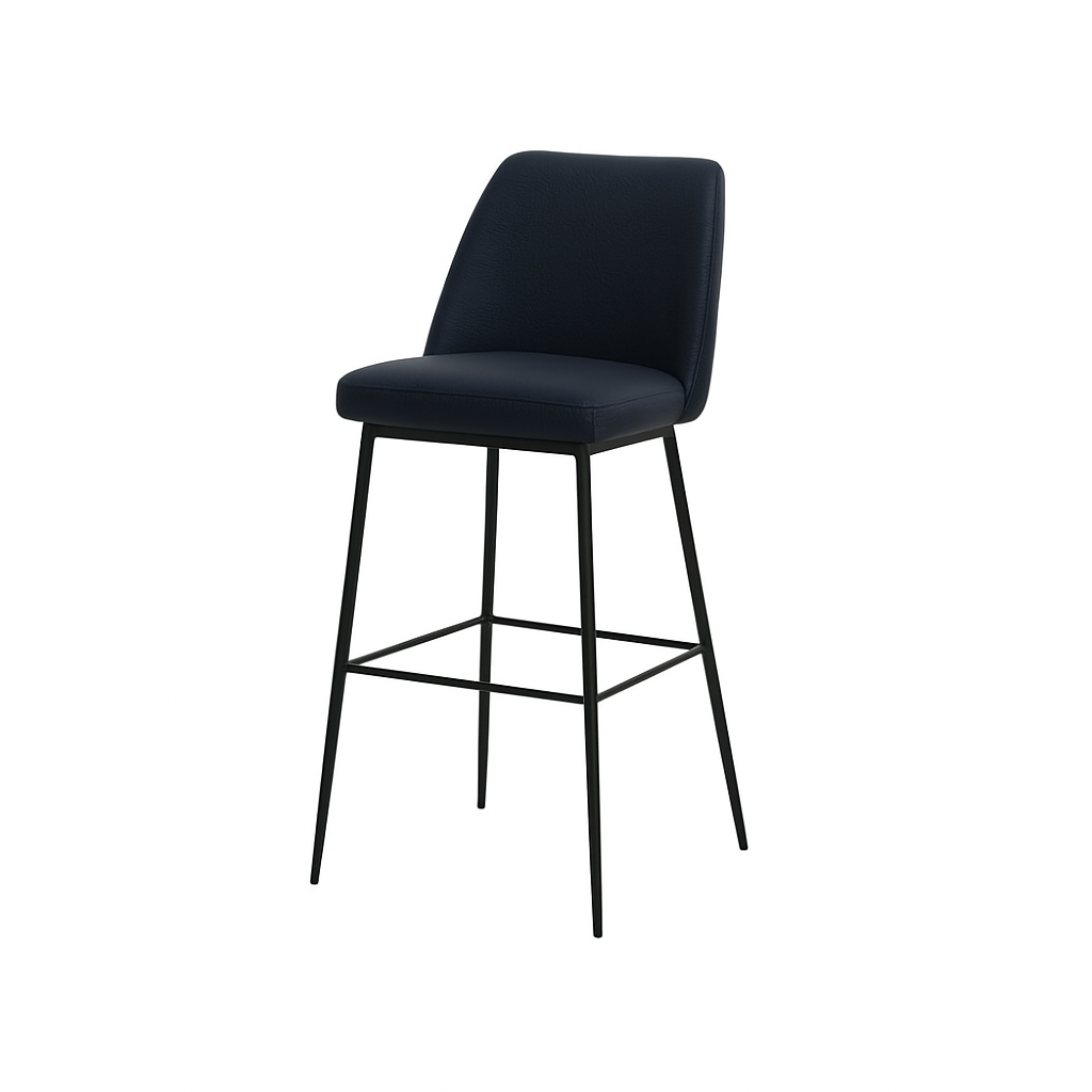 Scaun bar piele BEJ | model SOLO
