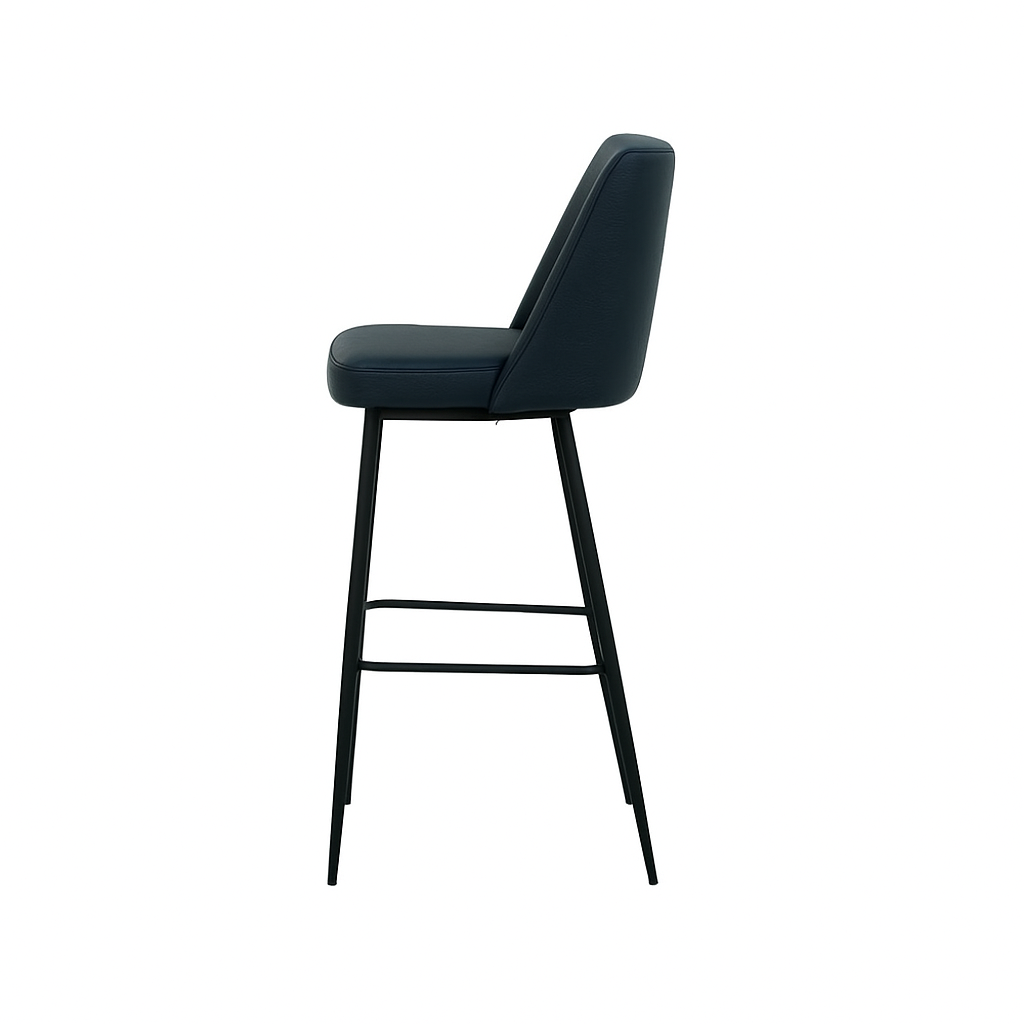 Scaun bar piele BEJ | model SOLO