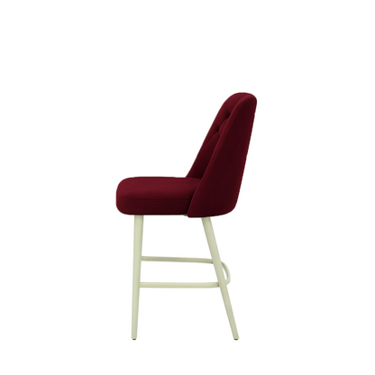 Scaun insula catifea BORDO | model SCOT