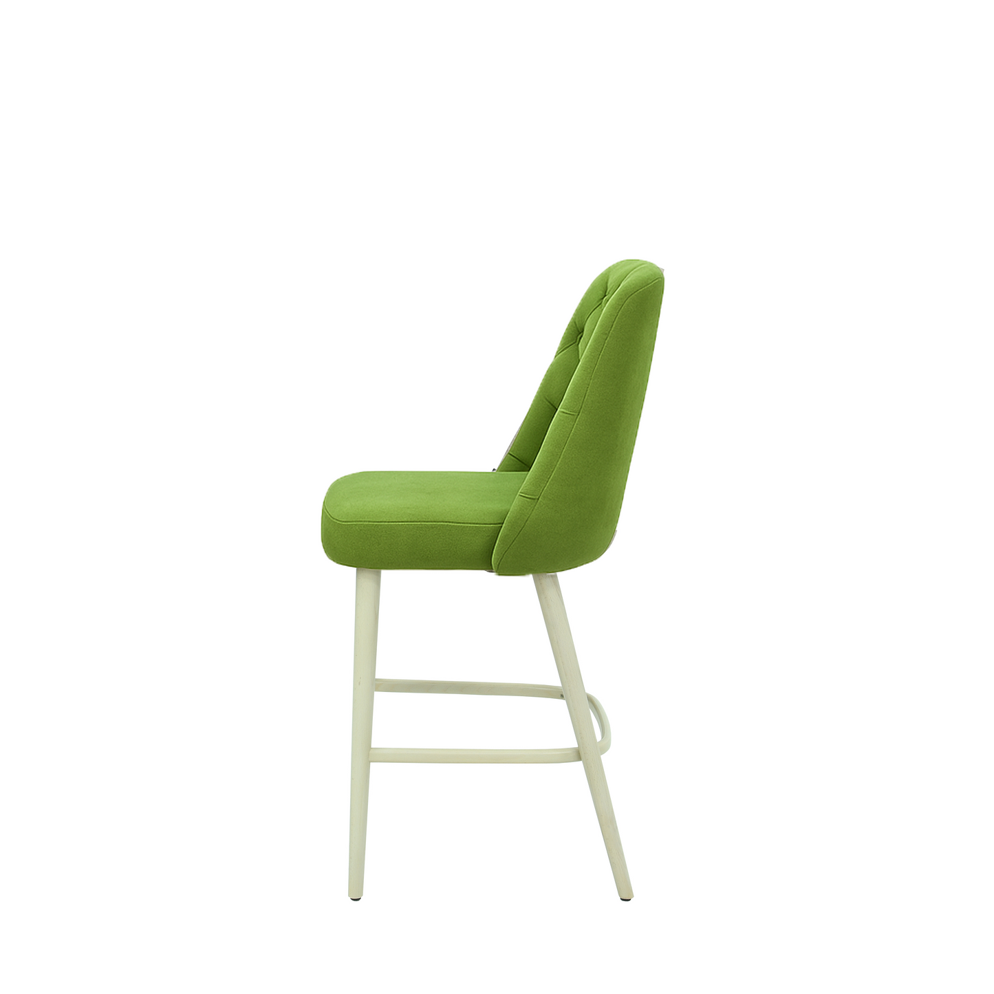 Scaun insula catifea GALBENA | model SCOT