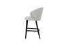 Bar stool upholstered in fabric or leather ✔ CAPRICE model